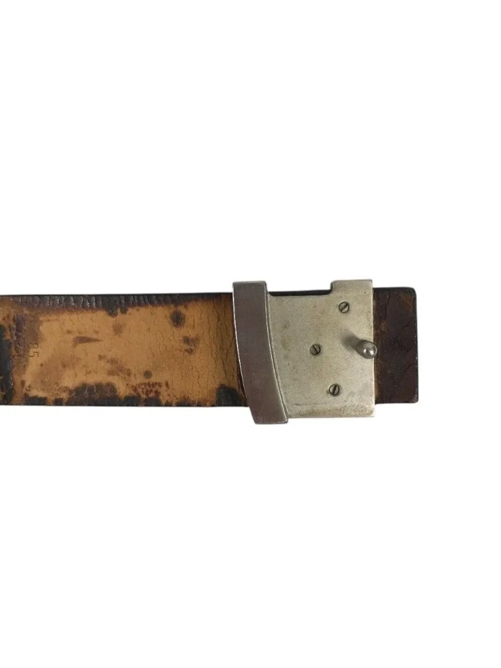 Louis Vuitton Belt Ceinture Initial Leather Black